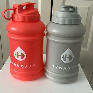 2 HydroJug water bottles